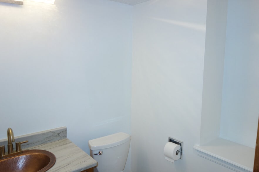 Half bath, Mirror will be installed shortly - 7116 S Indianapolis Ave