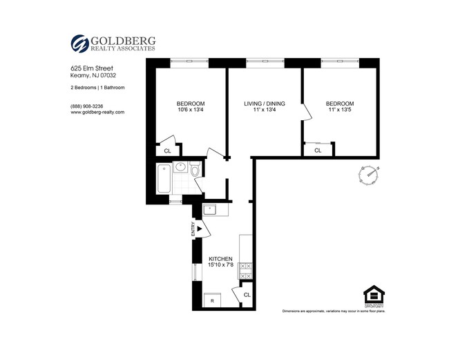 Floorplan - 625 Elm Street Apartments