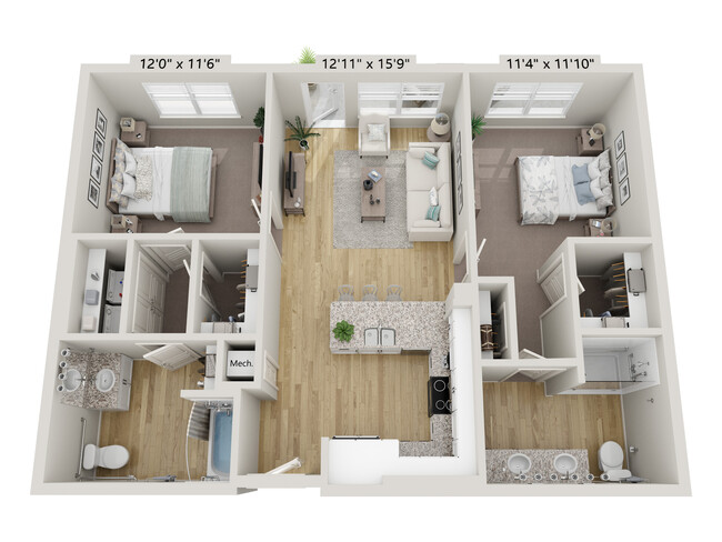 Floorplan - Amberlin South Naples 55+ Active Adult