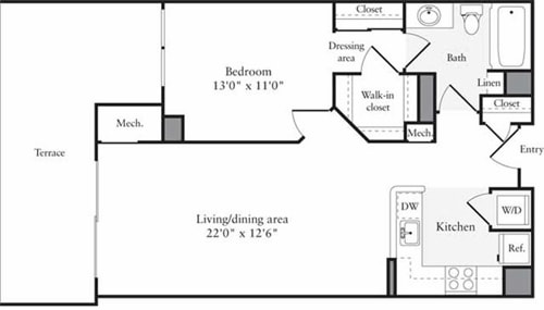 Floorplan - 2201 Wilson