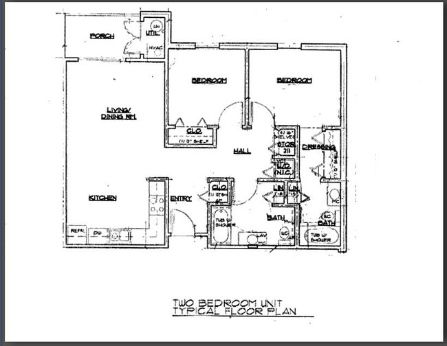 Floorplan - Blue Springs Village Apartments