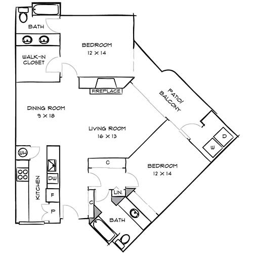 Floorplan - 3400 Avenue of the Arts