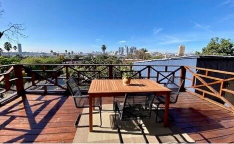 Private 212 sq. ft. deck with stunning views of downtown Los Angeles - 1334 Pennsylvania Ave