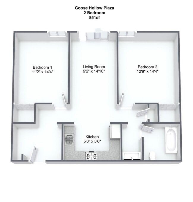 Floorplan - Goose Hollow Plaza