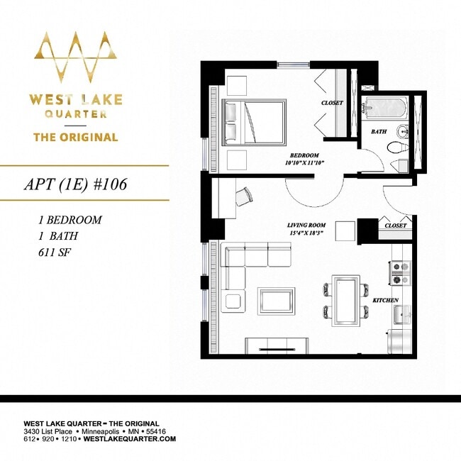 Floorplan - The Original at West Lake Quarter