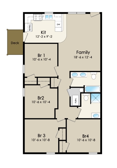 Floorplan - Stone Court Apartments