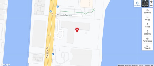 Map of location - 2501 S Ocean Dr