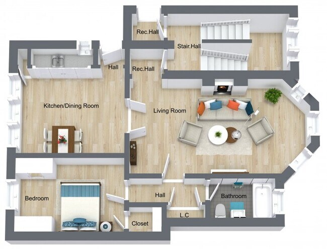1bd1 ba living Rm eat in #616 - 612-626 Sheridan Rd