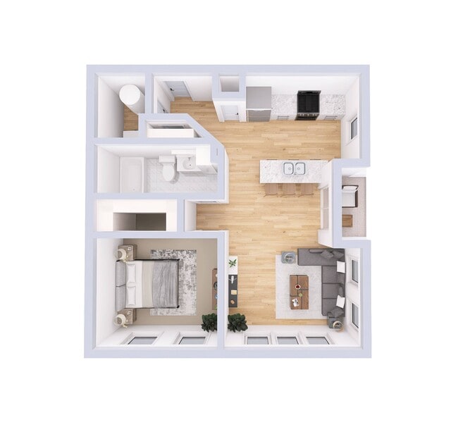 Floorplan - Monmouth Row Apartments