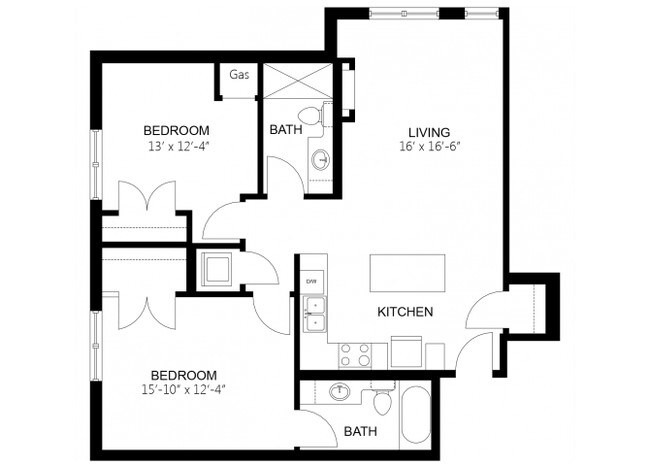 Floorplan - Siena Apartment Homes