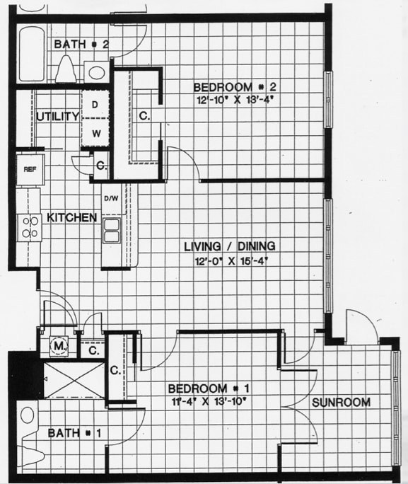 2BR/2BA - Clapp's Mountain Top Residential Apartments