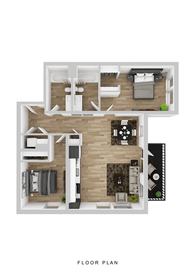 Floorplan - Hyas Point Apartments