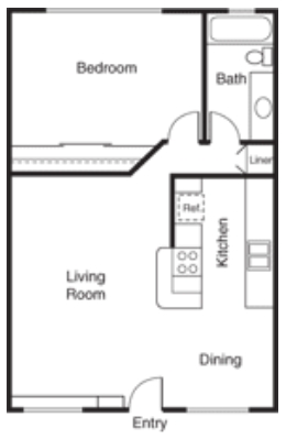 Oak - Pinewood Apartments
