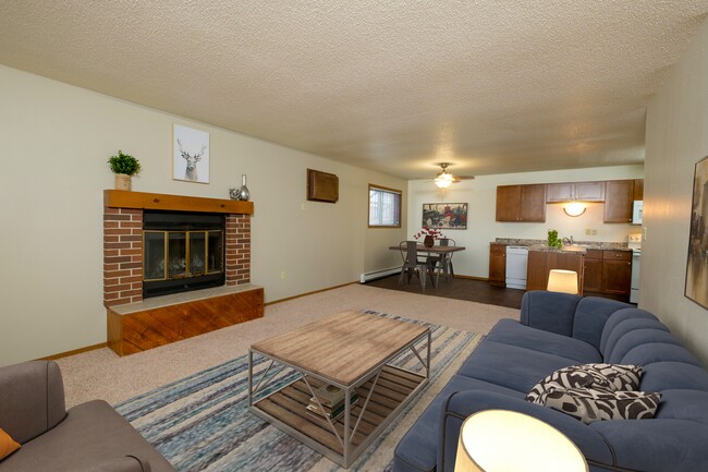 Fargo, ND Cedars 2 Apartments | Living - Cedars 4