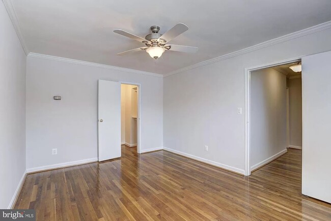 Bedroom with large closet - 5112 MacArthur Blvd NW