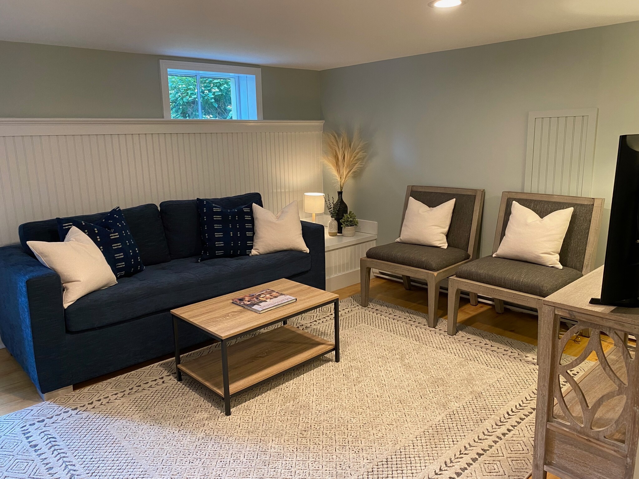 Finished basement with pull-out sofa - 18 Central St
