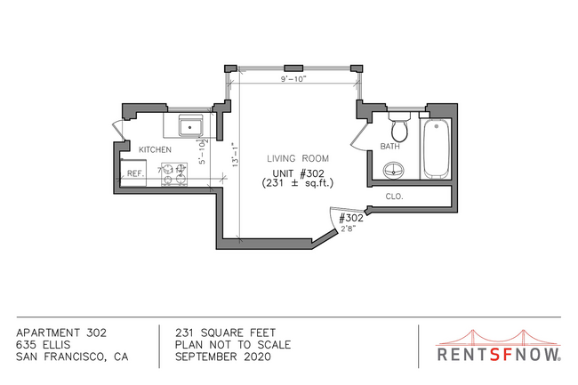 Floorplan - 635 Ellis