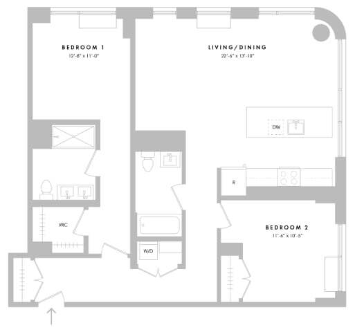 Floorplan - The Hazel Jersey City