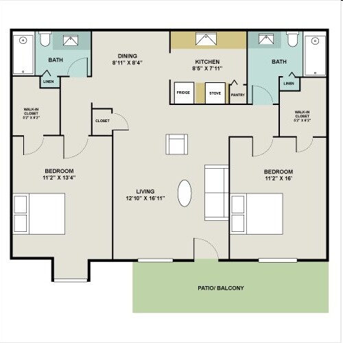 2BR/2BA - The Arbors on Westheimer Apartments