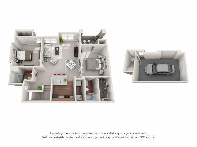 Floorplan - Ravello Townhomes