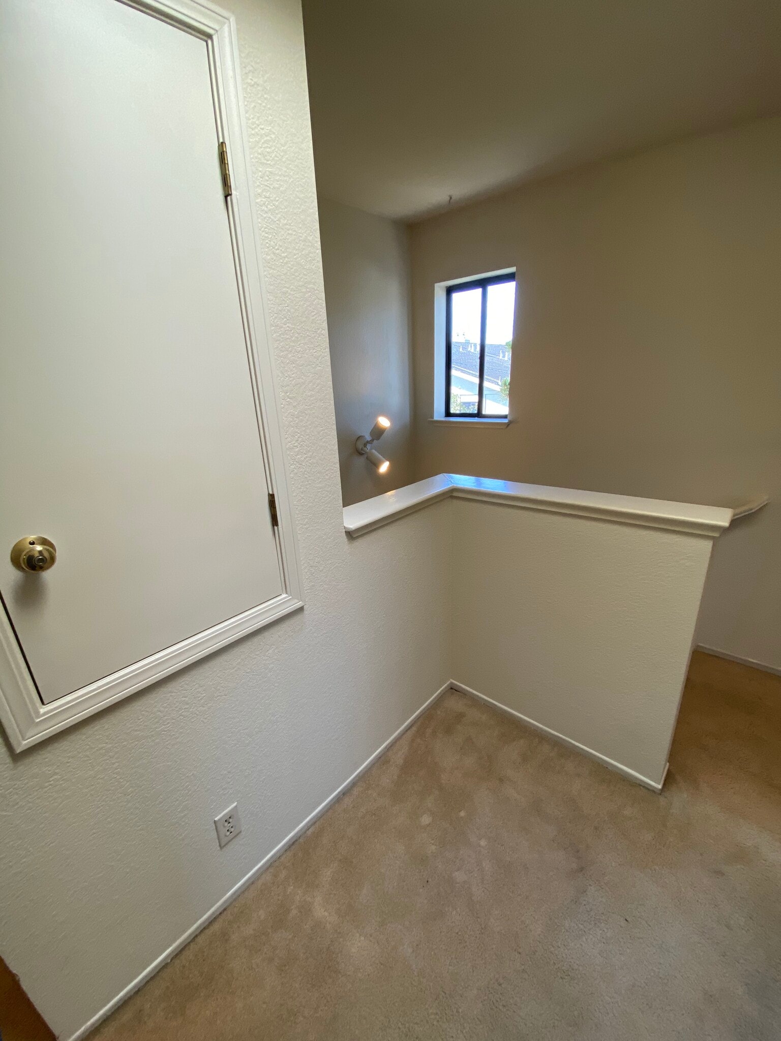 Top floor Hallway with Carrier Heater in closet - 445 Willow Ave