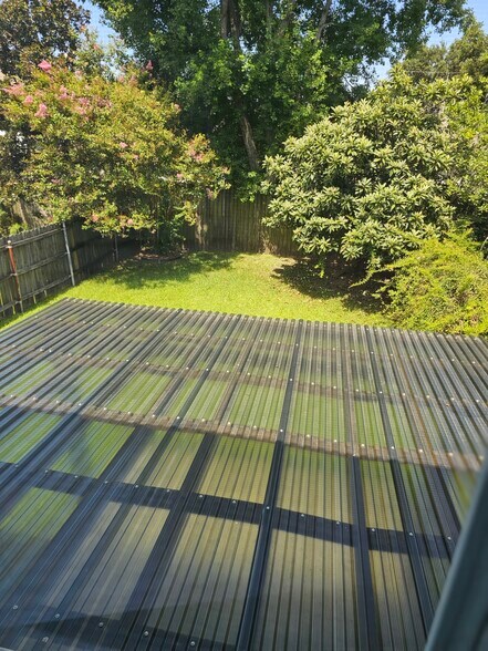 View from window Bedroom 3 of backyard - 117 28th St