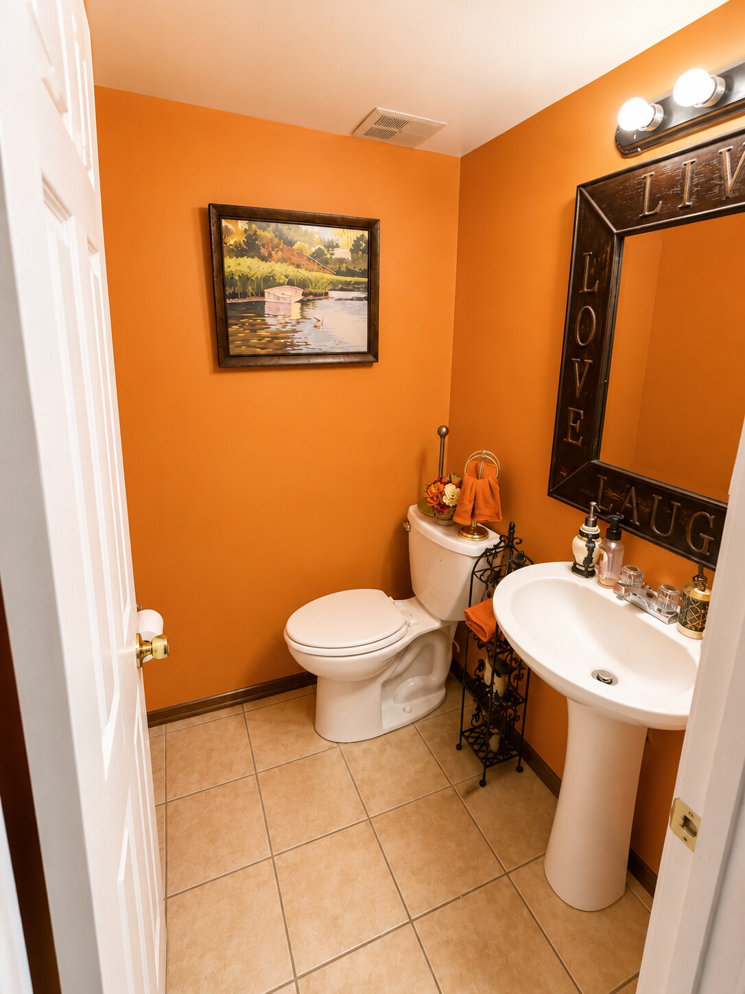 Half bath on basement - 212 Dauntly St