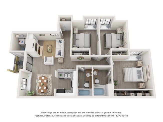 Floorplan - Desert Vistas Apartments