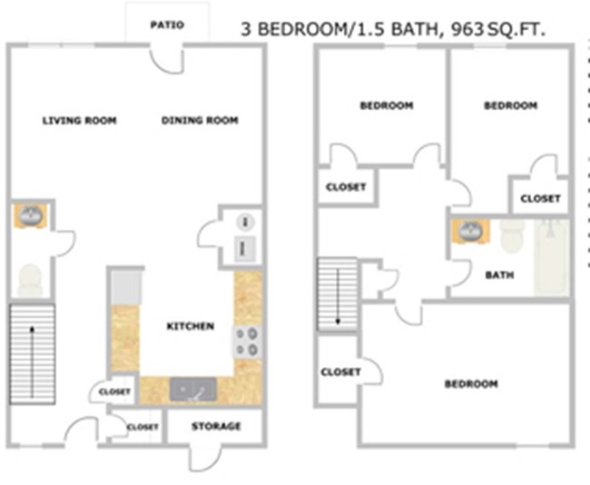 Floorplan - Oakwood Apartments