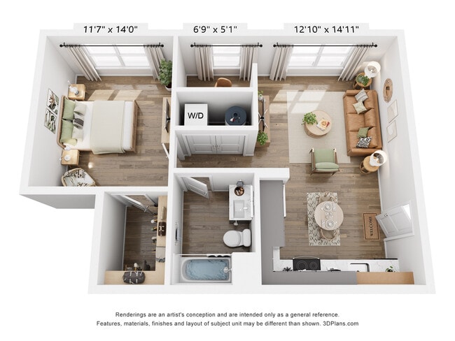 The Williams One Bedroom - Drake Farms