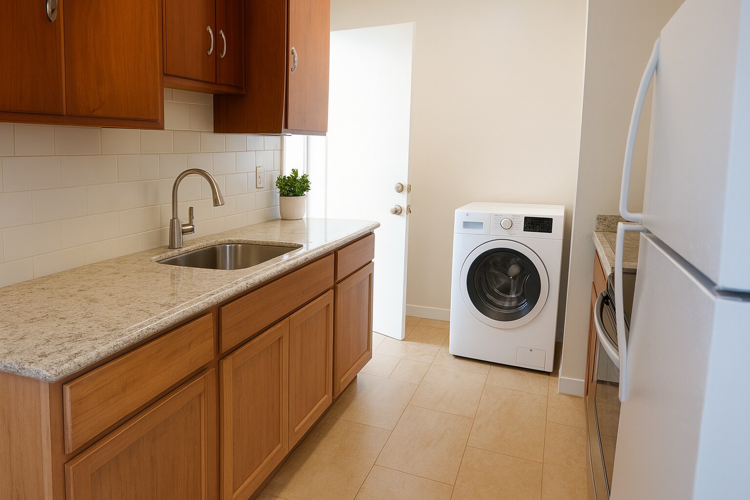 Remodeled kitchen - 7458 Lockwood St