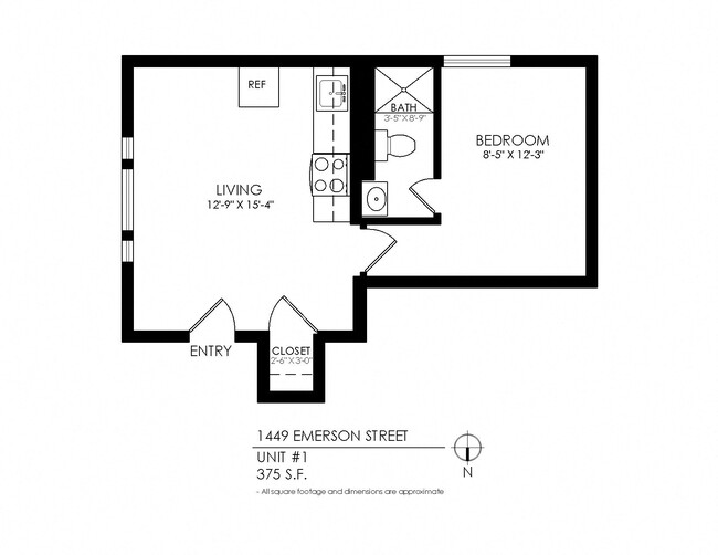 Floorplan - 1449 Emerson