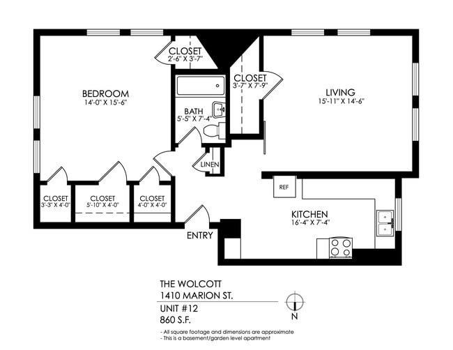 Floorplan - The Wolcott
