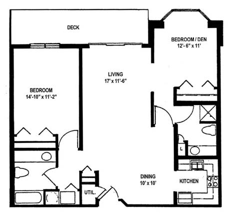 2BR/2BA - The Lodge of Ashworth