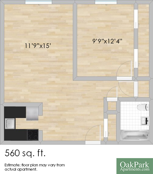 Floorplan - 421 S. Elmwood Ave.