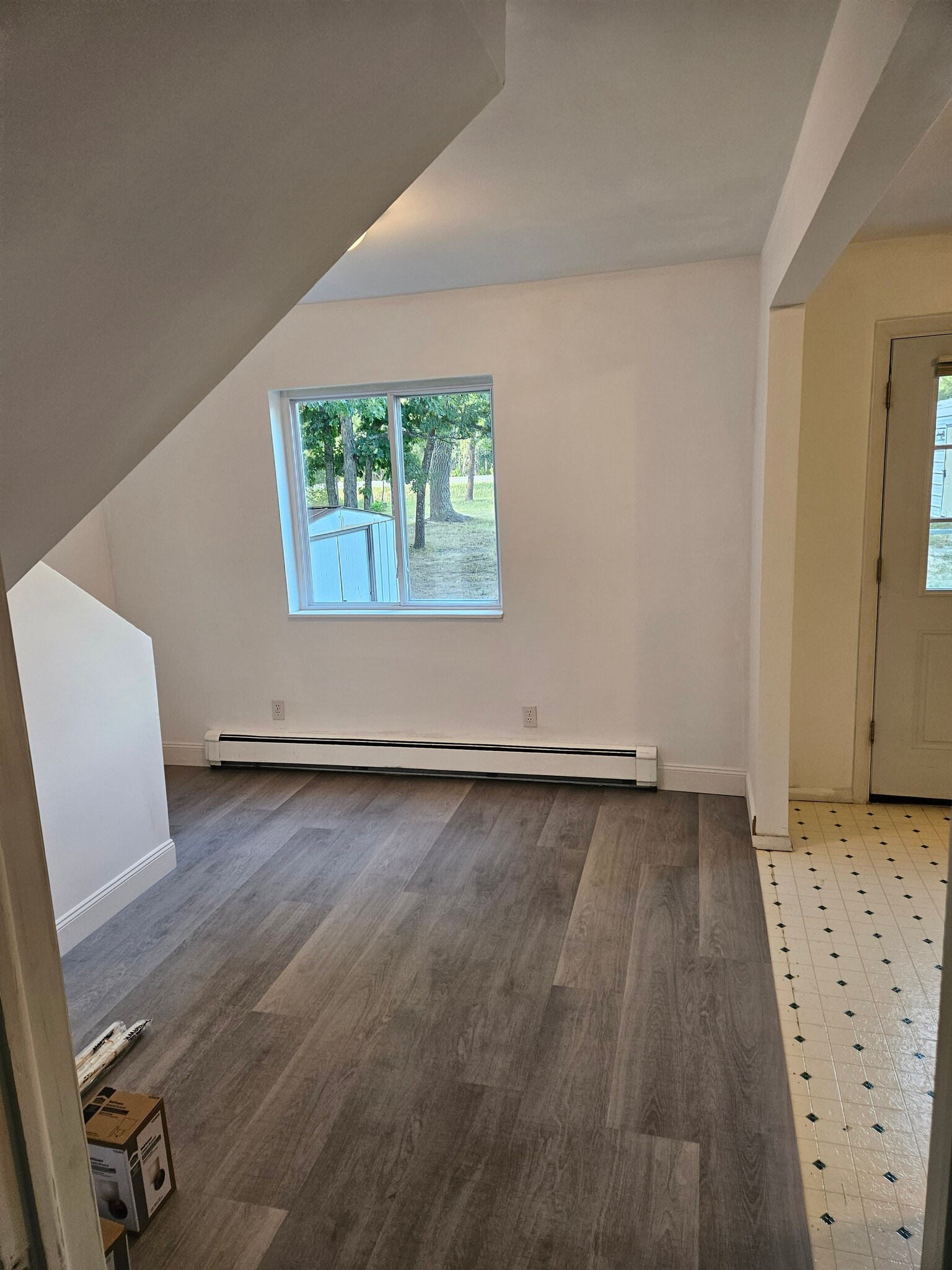 Looking toward the living room and kitchen from the bedroom - 4304 Kateri Ln