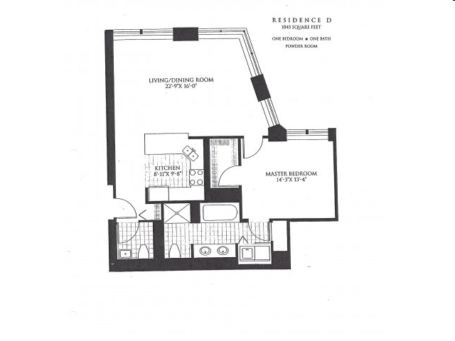 1BR/1.5BA - The Bristol Condominiums