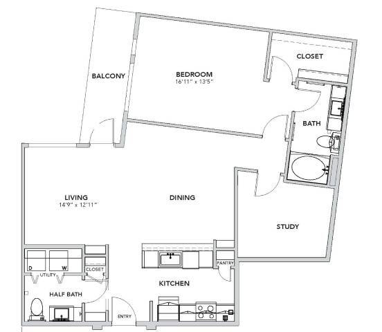 Floorplan - Cypress at Trinity Groves III