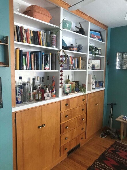 Living Room Bookshelf - 636 S Loomis Ave