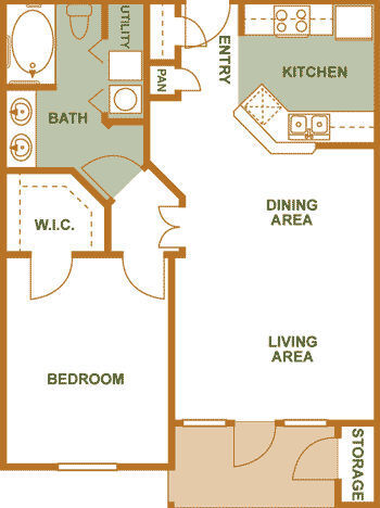 Floorplan - Franklin Apartments