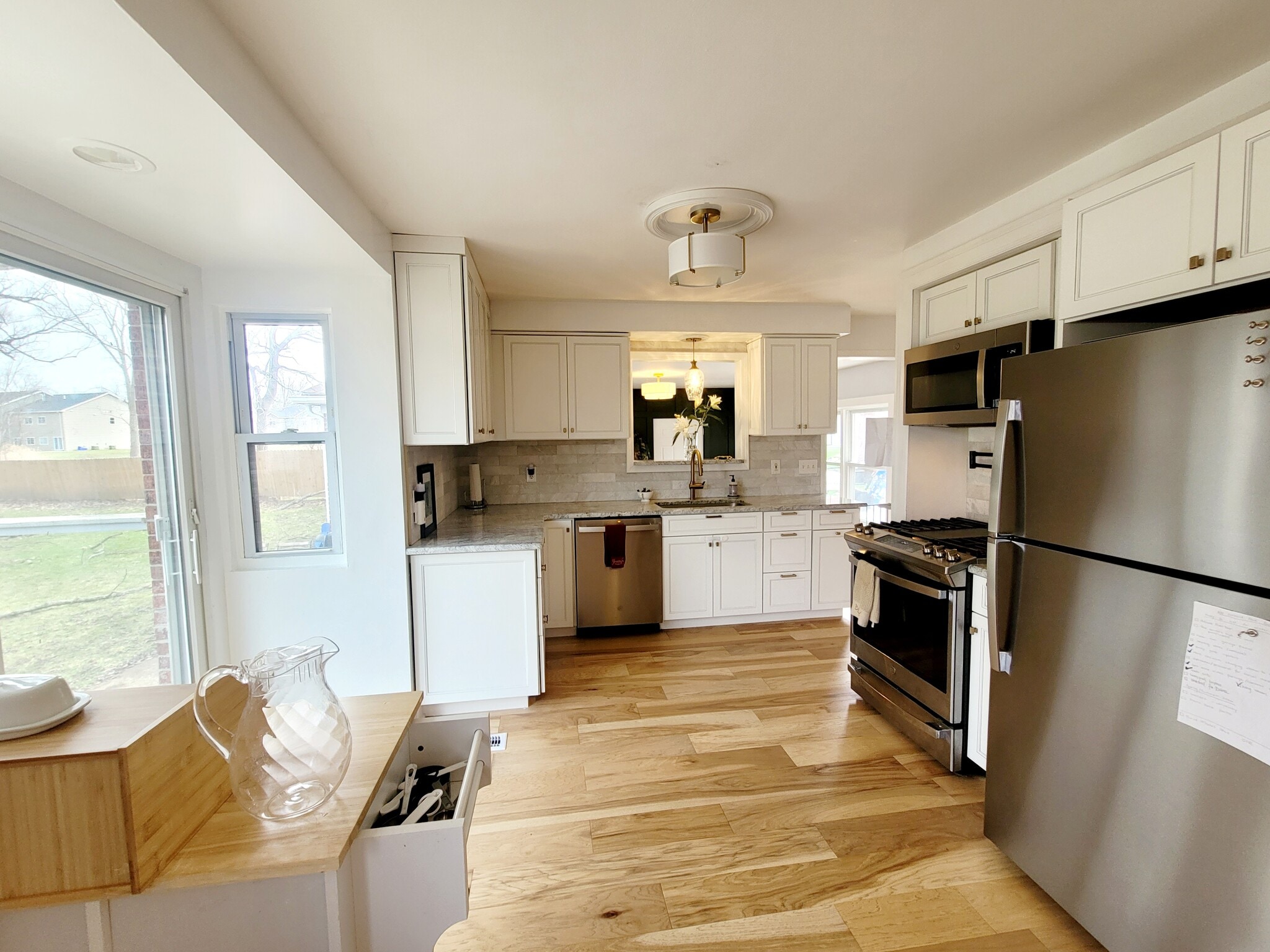 kitchen complete with stainless steel appliances - 1100 Orchard Park Rd