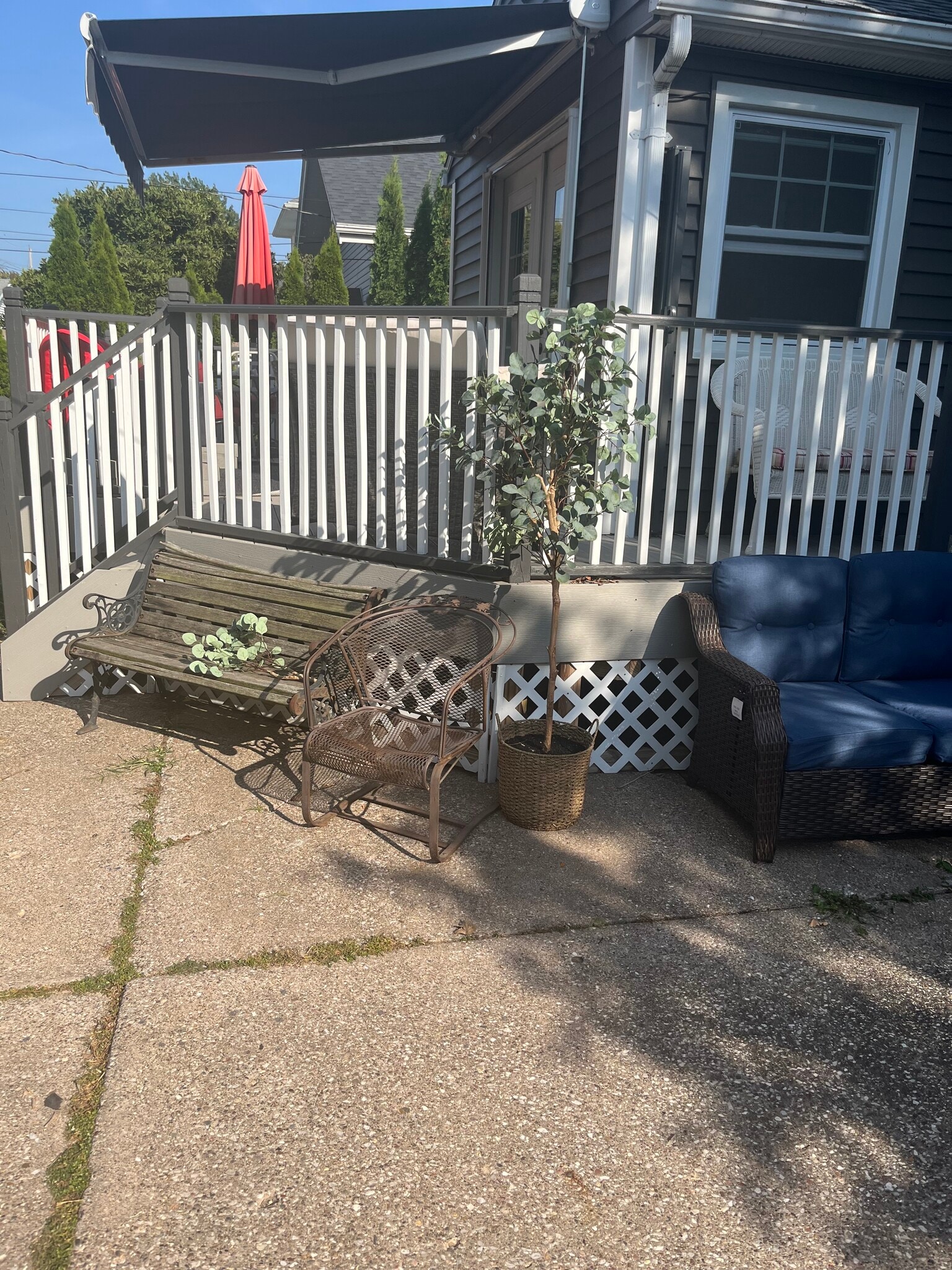 Back porch - 2118 Elm St