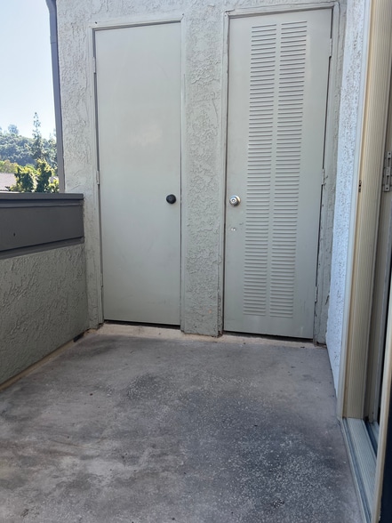 New water heater and outside storage - 8 Town and Country Rd