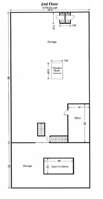 2nd Floor Plan - Artillery Lofts