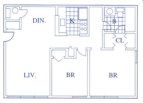 2BR/1BA - Celeron Square Apartments