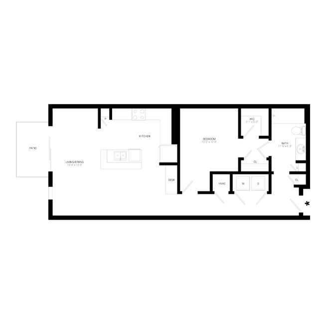 Floorplan - The Cunningham Apartments