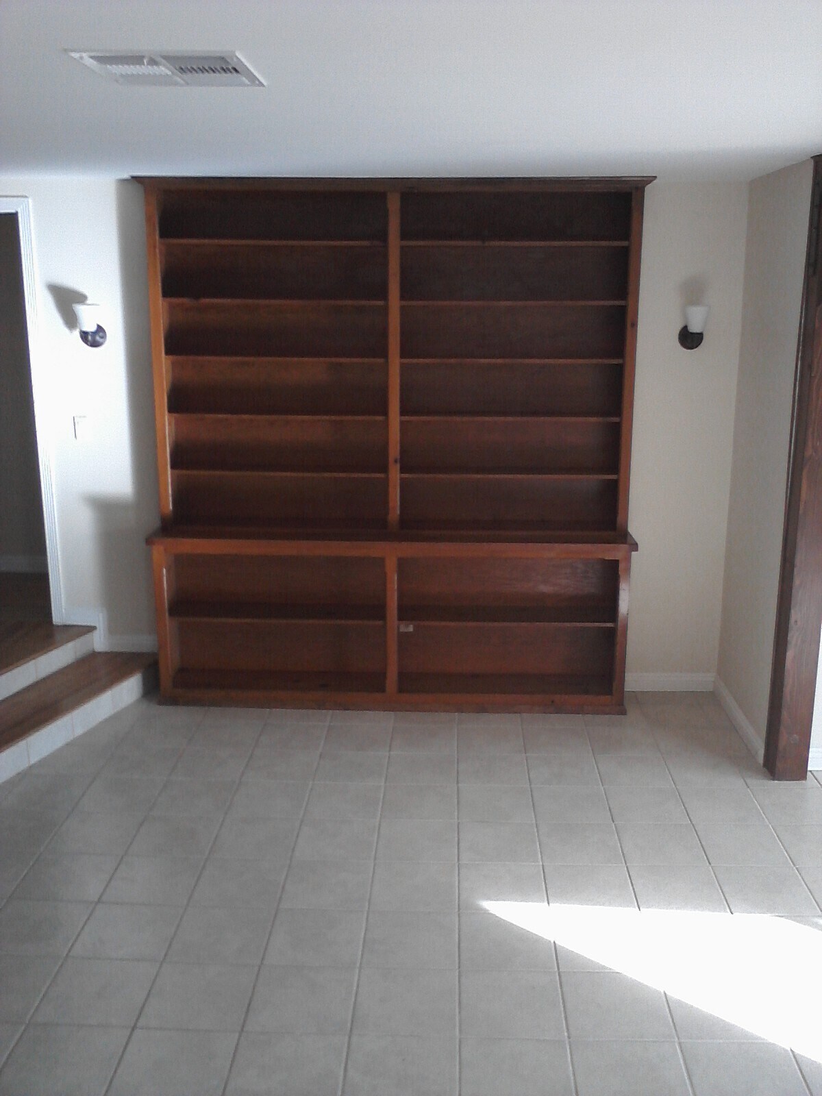 Special stairs and den Bookshelves - 4734 Allott Ave