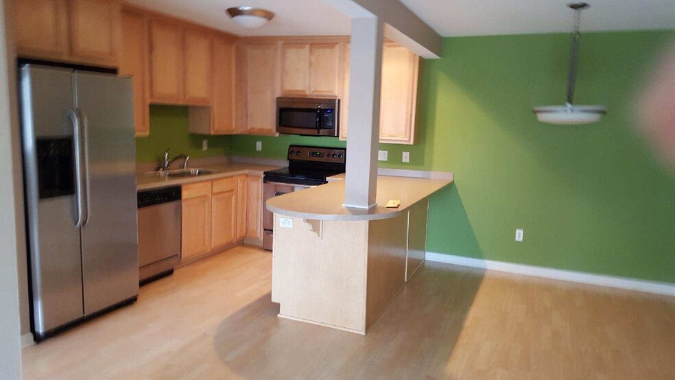 Kitchen from living room - 1108 N Milwaukee St