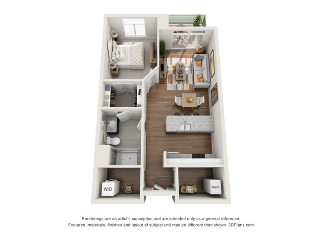 Floorplan - Environs Lofts at East 54