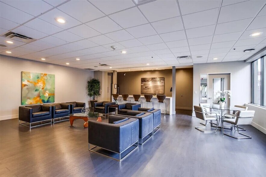 community room with wet bar - 1200 Main St